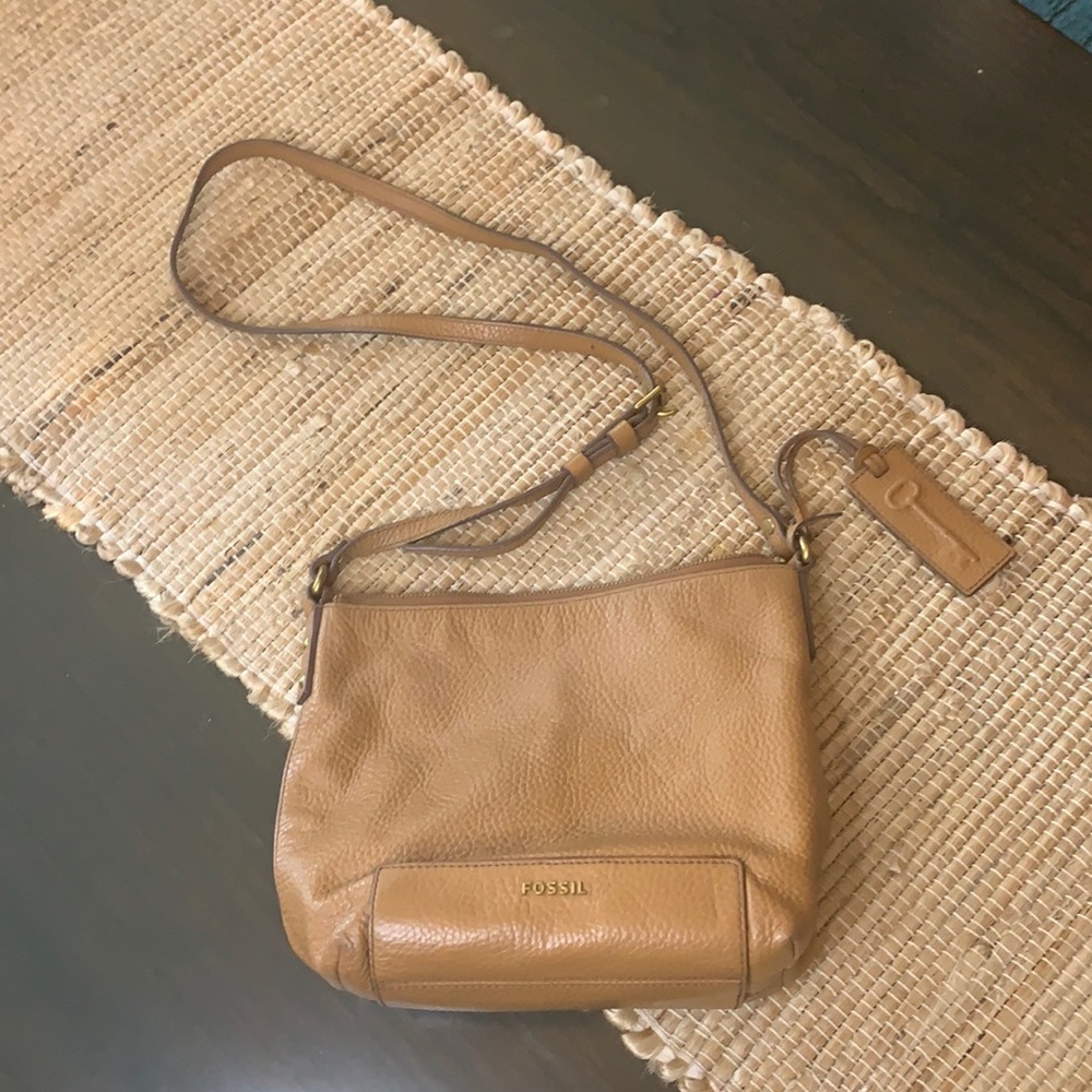 Fossil Leather Shoulder Bag